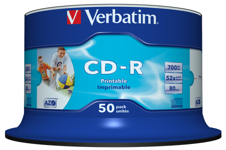 PŁYTA CD-R 700MB 52X VERBATIM DATALIFE PLUS 43438 CAKE 50 SZT.