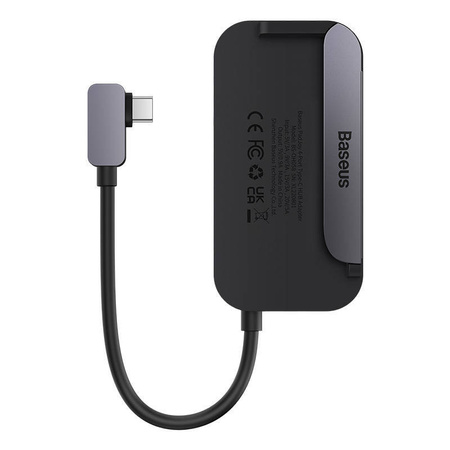 HUB 6IN1 BASEUS PADJOY SERIES USB-C DO USB 3.0 + HDMI + USB-C PD + JACK 3.5MM + SD/TF (SZARY)