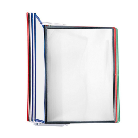 SYSTEM PREZENTACYJNY NAŚCIENNY Z 10 PANELAMI A4 LEVIATAN MIX KOLORÓW