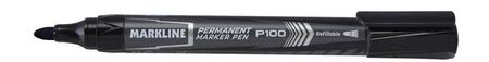 Marker permanentny LINC Markline MP100BLK czarny okrągła