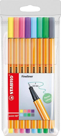 Cienkopis STABILO POINT 88/8-01 mix*8 0.4 8szt