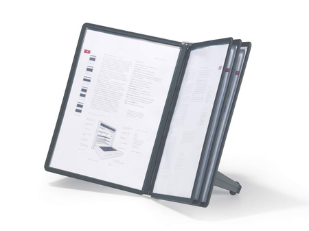 SYSTEM PREZENTACYJNY Z 5 PANELAMI A4 DURABLE SHERPA SOHO TABLE 554001 CZARNY