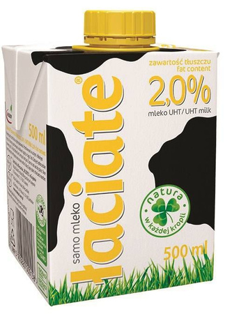 MLEKO UHT 2% MLEKPOL ŁACIATE 0,5I