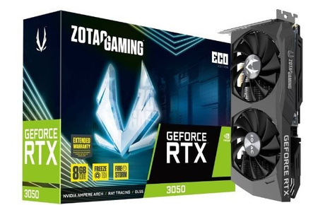 ZOTAC KARTA GRAFICZNA GEFORCE RTX 3050 ECO 8GB GDDR6 128BIT 3DP/HDMI