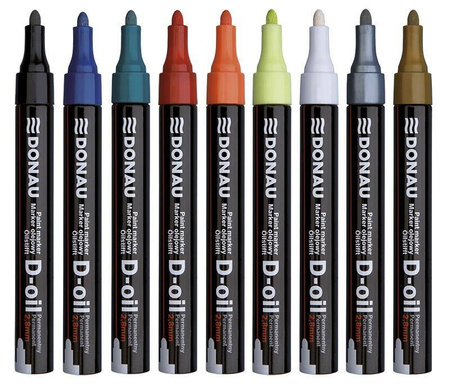 MARKER OLEJOWY DONAU D-OIL SREBRNY OKRĄGŁY 2.8MM