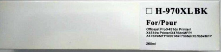TUSZ ZAMIENNY ORINK HP970XLBK CN625AE CZARNY 260 ML