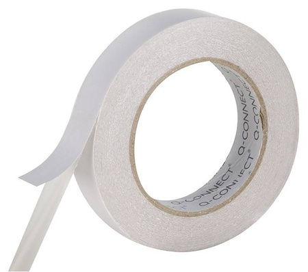TAŚMA DWUSTRONNA MONTAŻOWA 18MMX3M Q-CONNECT BIAŁA