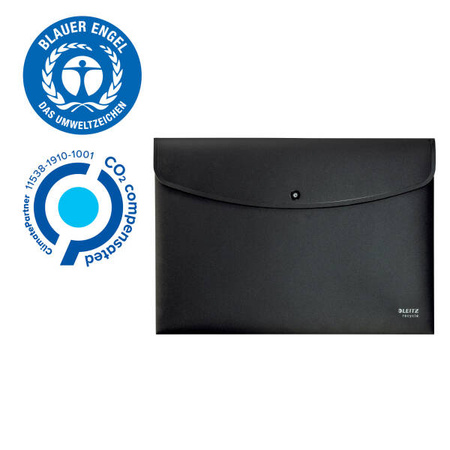 TECZKA KOPERTOWA A4 LEITZ RECYCLE 46780095 CZARNY PP