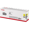 CANON ORYGINALNY TONER 069Y, YELLOW, 1900S, 5091C002, CANON MF752CDW, 754CDW, LBP673CDW, O