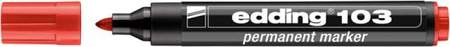MARKER PERMANENTNY EDDING 103 CZERWONY 1.5-3MM
