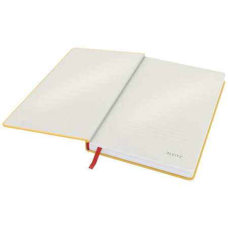 NOTATNIK A5 LEITZ COSY SOFT TOUCH 44540019 CIEPŁY ŻÓŁTY W KRATKĘ TWARDA OPRAWA 96 KARTEK
