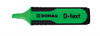 ZAKREŚLACZ DONAU D-TEXT ZIELONY 1-5MM