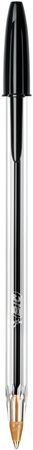 Długopis BIC CRISTAL 847897 czarny 1.0mm przezroczysta obudowa