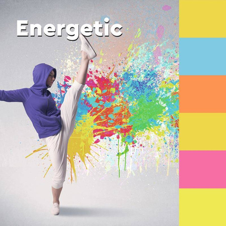 KARTECZKI SAMOPRZYLEPNE ENERGETIC, 76X76MM 3M POST-IT® ENERGETIC 6X100 KART