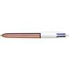 DŁUGOPIS BIC 4 COLOURS ROSE GOLD 504894 CZTEROKOLOROWY 1.0MM