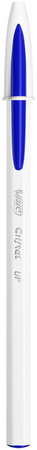 DŁUGOPIS BIC CRISTAL UP 949879 NIEBIESKI 1.2MM BIAŁA OBUDOWA