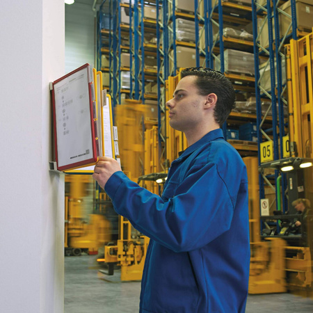 SYSTEM PREZENTACYJNY NAŚCIENNY Z 20 PANELAMI A4 DURABLE VARIO WALL 551200 KOLOROWY