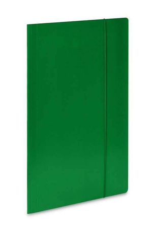 Teczka z gumką A4 VAUPE ECO 319/06 zielona tektura 380g/m2 20mm