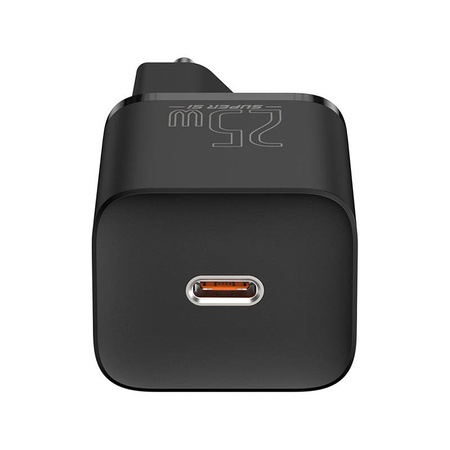 Ładowarka sieciowa BASEUS Super Si Quick Charger 25W 1xUSB-C (czarna)