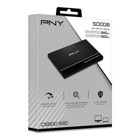 PNY DYSK SSD 500GB 2,5 SATA3 SSD7CS900-500-RB
