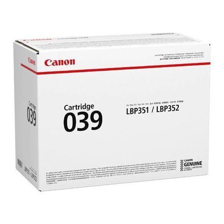 TONER ORYGINALNY CANON CRG039 0287C001 CZARNY 11000 STRON