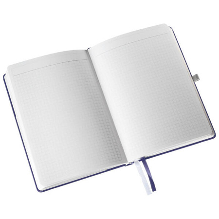 NOTATNIK A5 LEITZ STYLE 44860069 TYTANOWY BŁĘKIT W KRATKĘ TWARDA OPRAWA 80 KARTEK