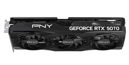 PNY Karta graficzna GeForce RTX5070 OC 3F 12GB 192-bit 672GB/s