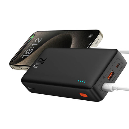 POWERBANK BASEUS AIRPOW 20000MAH 20W (CZARNY)