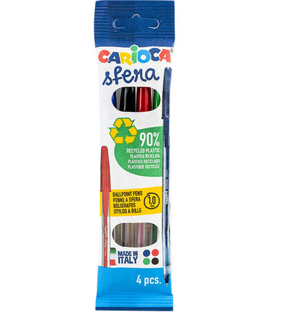 DŁUGOPIS CARIOCA 41646 160-2350 4 KOLORY 4SZT