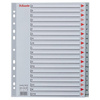 PRZEKŁADKI A-Z A4 MAXI ESSELTE 100129 SZARY PP