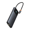 ADAPTER HUB 10W1 BASEUS USB-C - 2XHDMI, 3XUSB-A, USB-C, RJ45, SD/TF, PD (CZARNY)