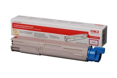 TONER ORYGINALNY OKI C3450-TM 43459434 MAGENTA 1500 STRON