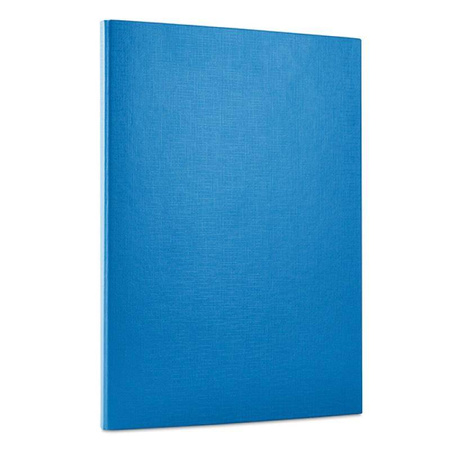 TECZKA NA RZEP A4 OFFICE PRODUCTS NIEBIESKA TEKTURA POWLEKANA PP 15MM