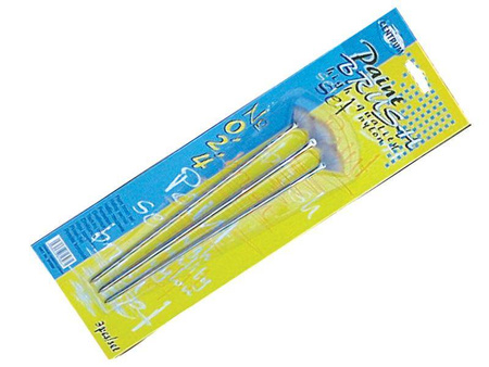 PĘDZLE PŁASKIE NR 0,2,4 CENTRUM 81896 NYLON 3SZT