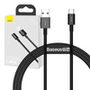 Kabel USB do USB-C Baseus Superior Series, 66W, 1m (czarny)