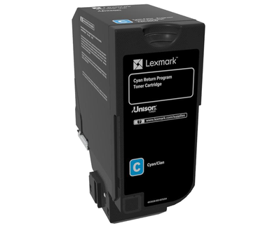 TONER ORYGINALNY LEXMARK 74C20C0 CYAN 3000 STRON