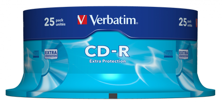 PŁYTA CD-R 700MB 52X VERBATIM DATALIFE 43432 CAKE 25 SZT.