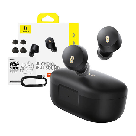 SŁUCHAWKI TWS BASEUS BOWIE E18 (CZARNY)