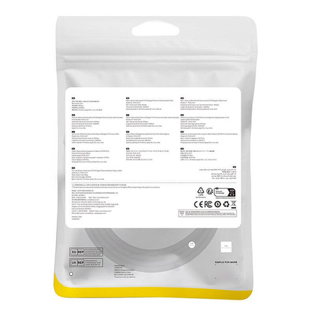 KABEL SIECIOWY W OPLOCIE KAT. 8 BASEUS ETHERNET RJ45, 40GBPS, 1,5M (CZARNY)