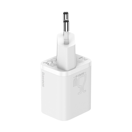 ŁADOWARKA SIECIOWA BASEUS SUPER SI QUICK CHARGER 1C 25W (BIAŁA)