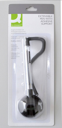 DŁUGOPIS NA SPRĘŻYNCE LEŻĄCY/STOJĄCY Q-CONNECT NIEBIESKI 0.7MM