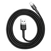 Kabel BASEUS Cafule USB-A-Lightning 2m (szaro-czarny)