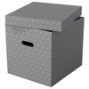 PUDŁO Z POKRYWĄ 320X315X365MM ESSELTE 628289 SZARY 3SZT