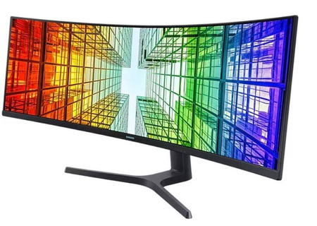 SAMSUNG MONITOR 49 CALI VIEWFINITY S9 VA 5120X1440 DQHD 32:9 2XHDMI 1XUSB-C (90W) 1XDP 3XUSB 3.0 LAN (RJ45) 4MS HAS GŁOŚNIKI ZAKRZYWIONY 3YON-SITE