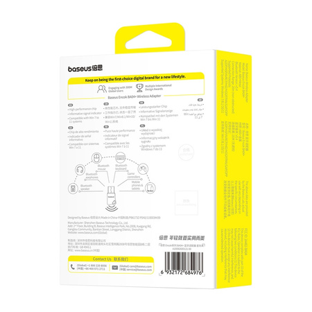 Adapter Bluetooth BASEUS Encok BA04+ USB BT 5.4