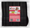 NOŻE PS 16.5CM CZARNE 100SZT QUICKPACK VIGO! 7322990