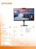 AOC MONITOR Q27V5CW 27 CALI IPS HDMI DP USB-C PIVOT KAMERA