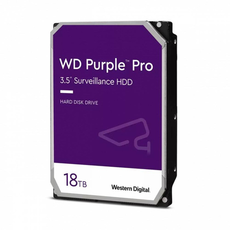 WESTERN DIGITAL DYSK WEWNĘTRZNY WD PURPLE PRO 18TB 3,5 512MB SATAIII/7200RPM