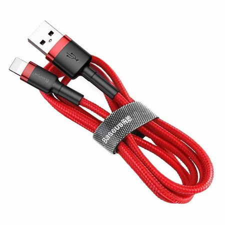 Kabel BASEUS Cafule USB-A-Lightning 0.5m (czerwony)