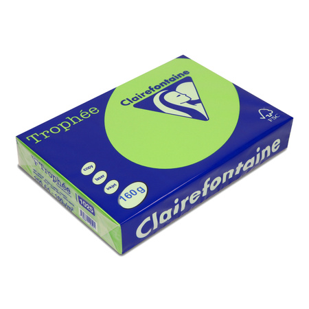 PAPIER KSERO KOLOR A4 TROPHEE MIĘTOWY 160G 250 ARK